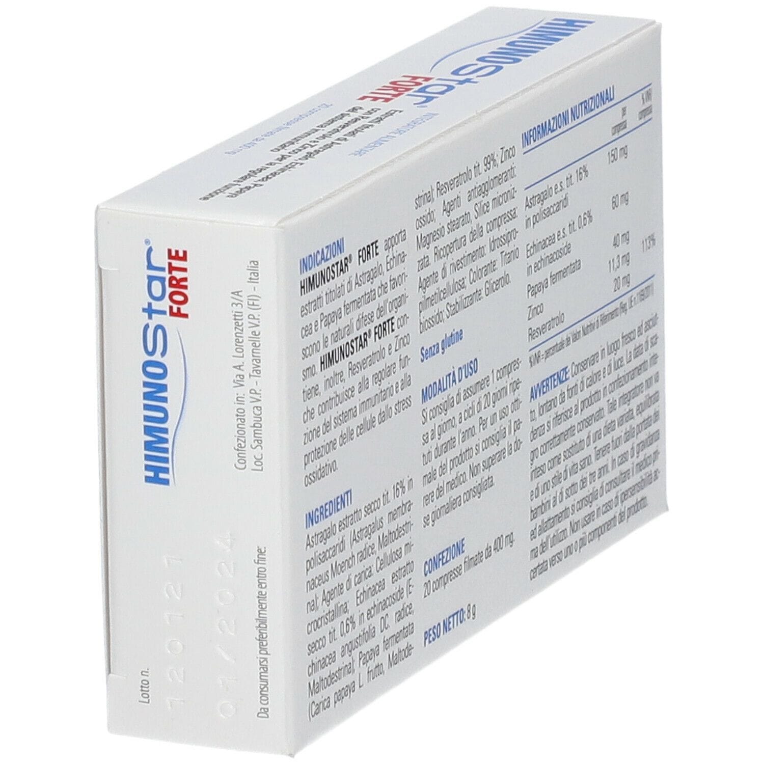 HIMUNOSTAR FORTE 20 COMPRESSE