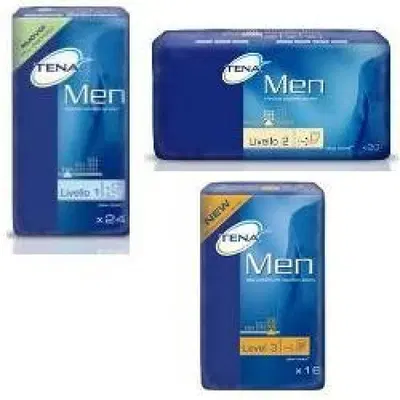 PANNOLONE SAGOMATO MASCHILE TENA MEN LIVELLO 2 20 PEZZI PANNOLONE SAGOMATO MASCHILE TENA MEN LIVELLO 2 20 PEZZI
