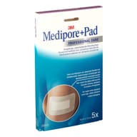 MEDICAZIONE MEDIPORE+PAD 10X15CM 5PEZZI