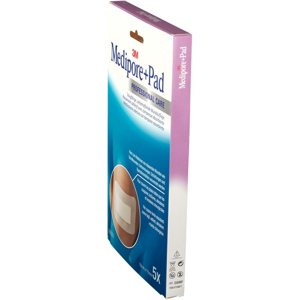Medicazione sterile Medipore+Pad 10x15cm, 5 pezzi