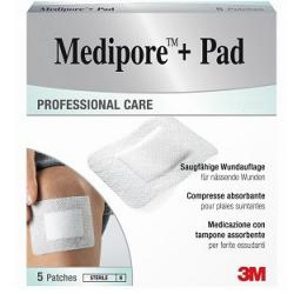 Medicazione Medipore+Pad 10 X20 Cm 5 Pezzi