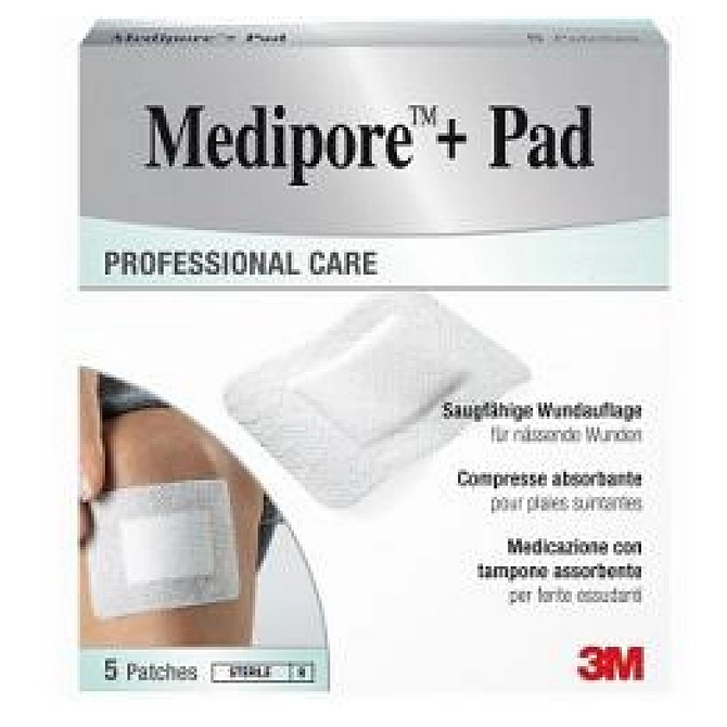 Medicazione Medipore+Pad 10 X20 Cm 5 Pezzi