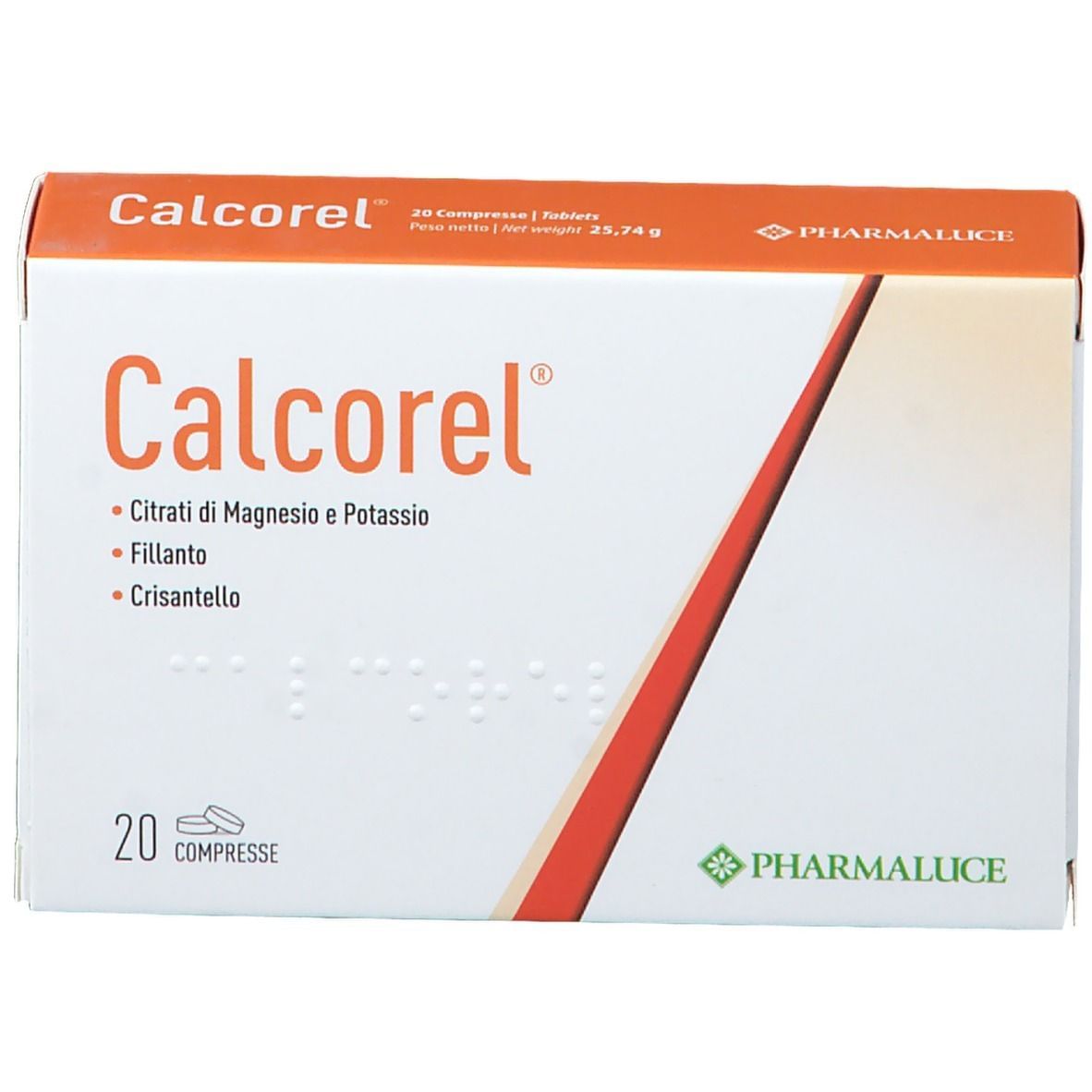 CALCOREL 20 COMPRESSE