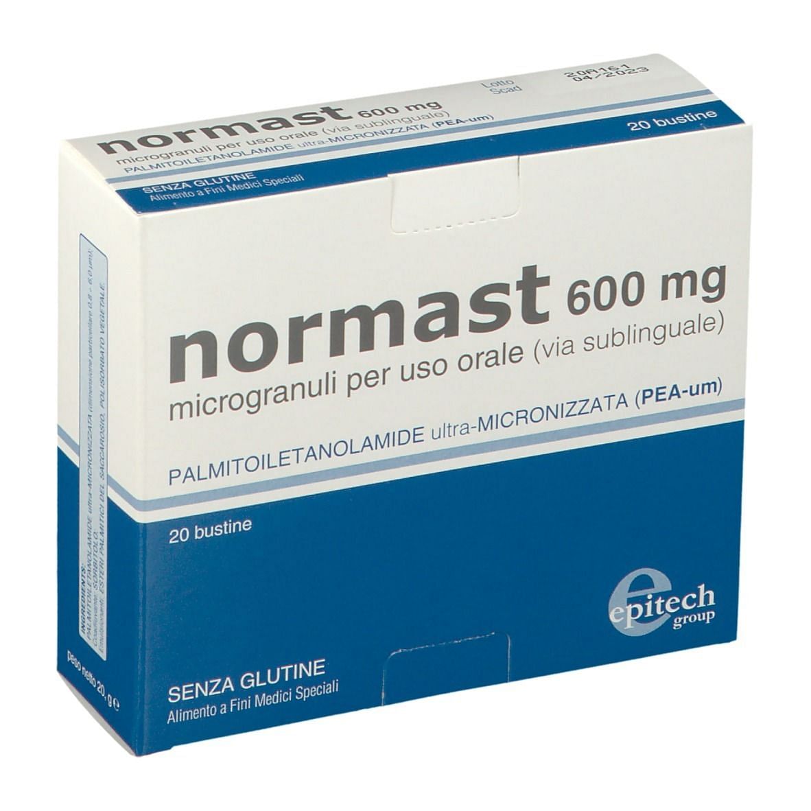 Normast 600 Mg Microgranuli 20 Bustine