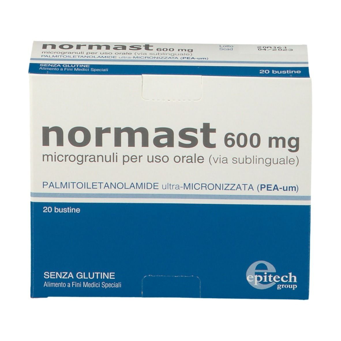 NORMAST 600 MG MICROGRANULI 20 BUSTINE