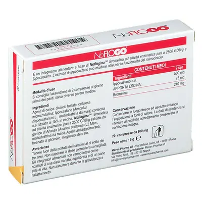 NOFLOGO 20 COMPRESSE NOFLOGO 20 COMPRESSE