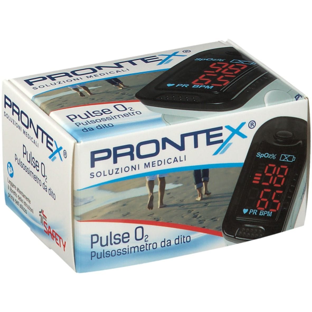 Saturimetro da dito Prontex Pulse O2, adulti e bambini