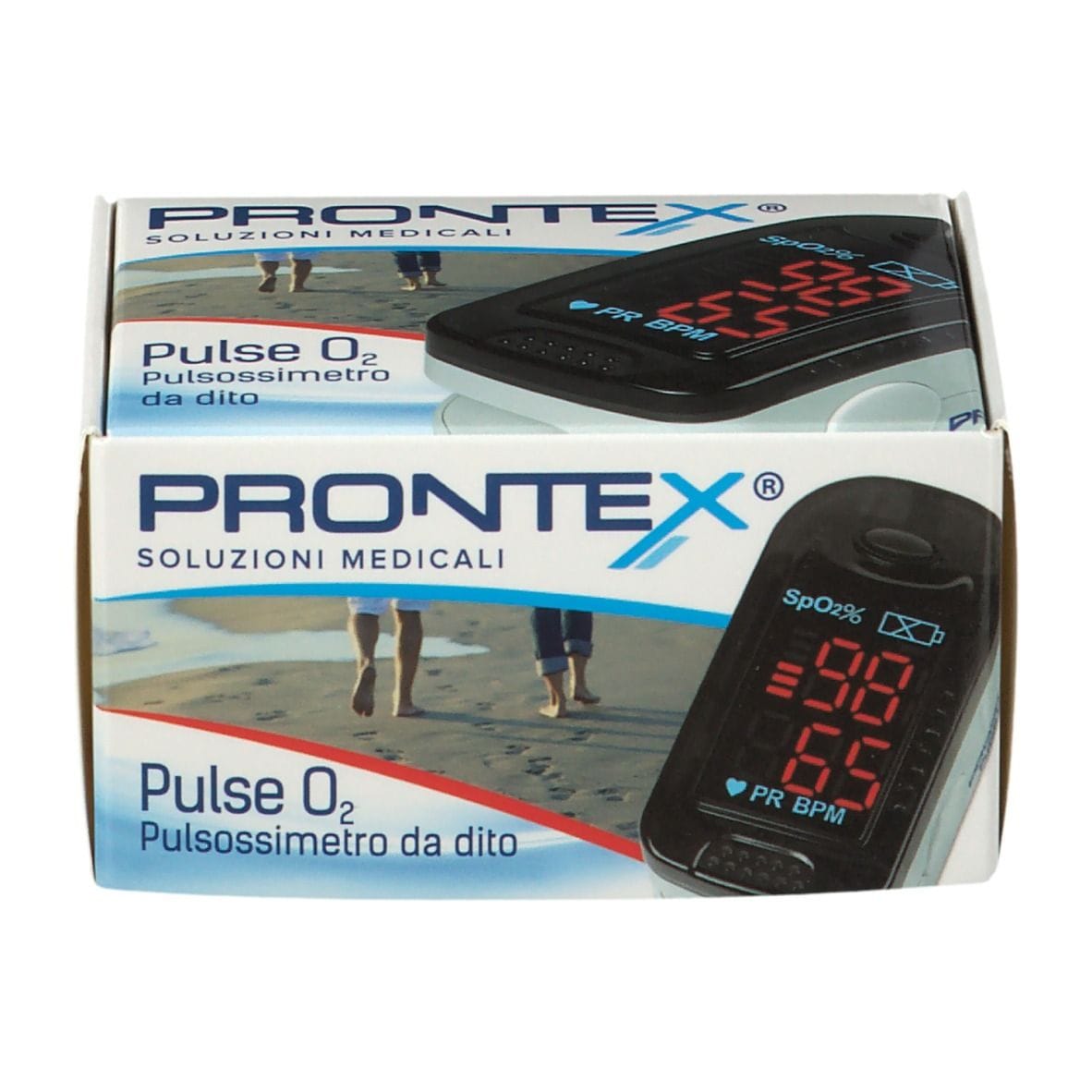 Saturimetro da dito Prontex Pulse O2, adulti e bambini