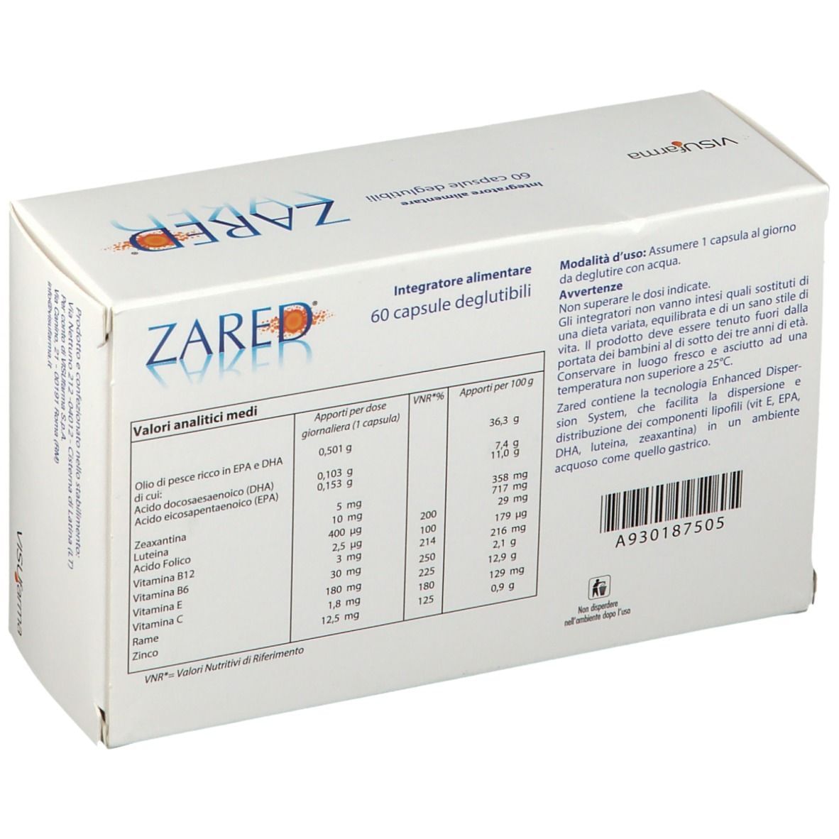 ZARED 60 CAPSULE