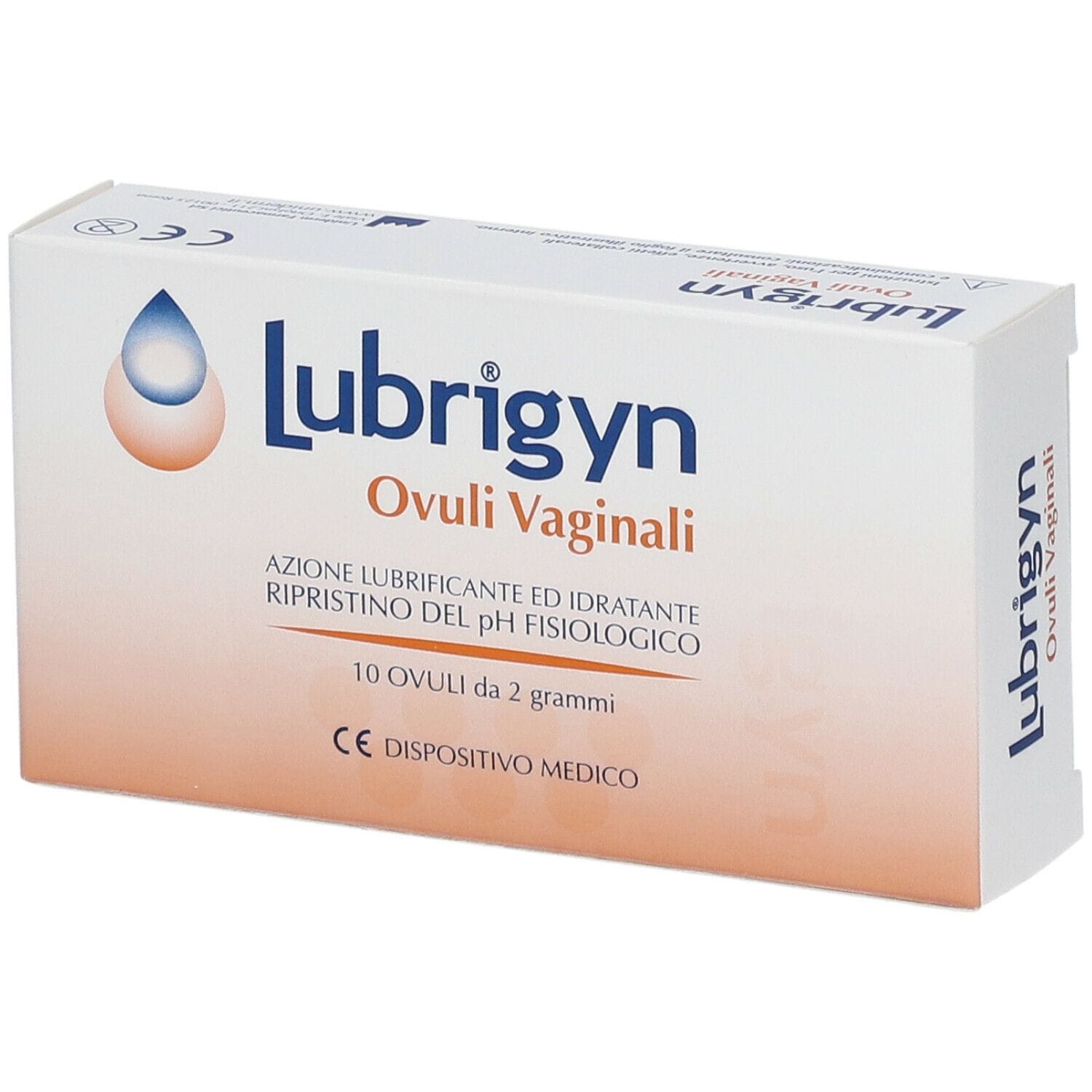Lubrigyn ovuli vaginali idratanti e lubrificanti, 10 pz