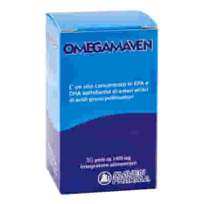 Integratore Omegamaven Omega 3 olio di pesce, 30 perle