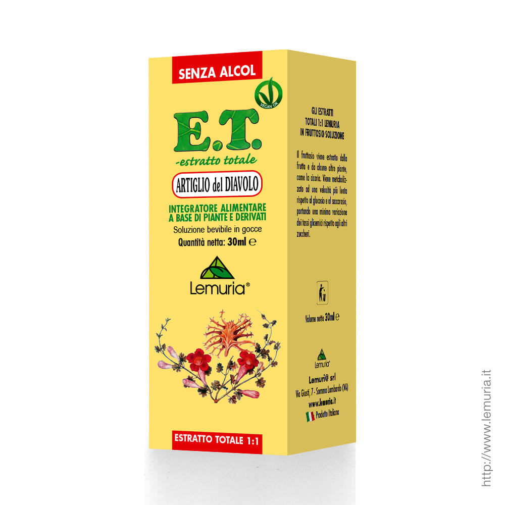 Estratto di Artiglio del Diavolo titolato per le articolazioni, 30ml