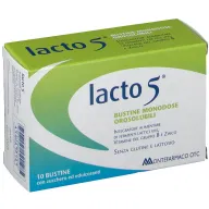 Integratore Lacto 5 con fermenti lattici e zinco, 10 bustine