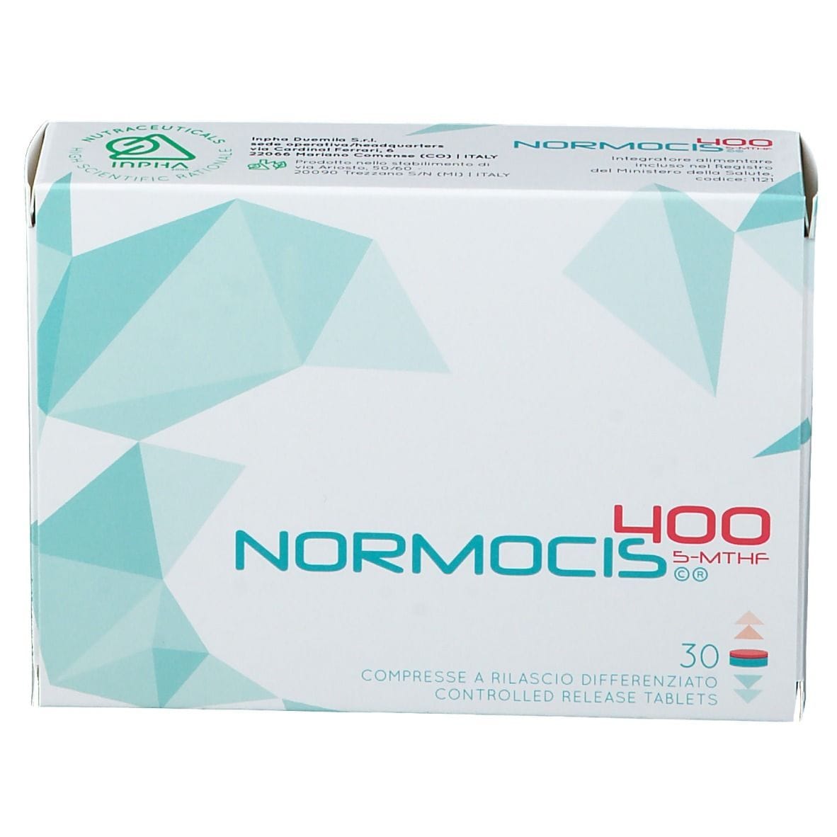 Integratore Normocis 400 per l'omocisteina, 30 compresse