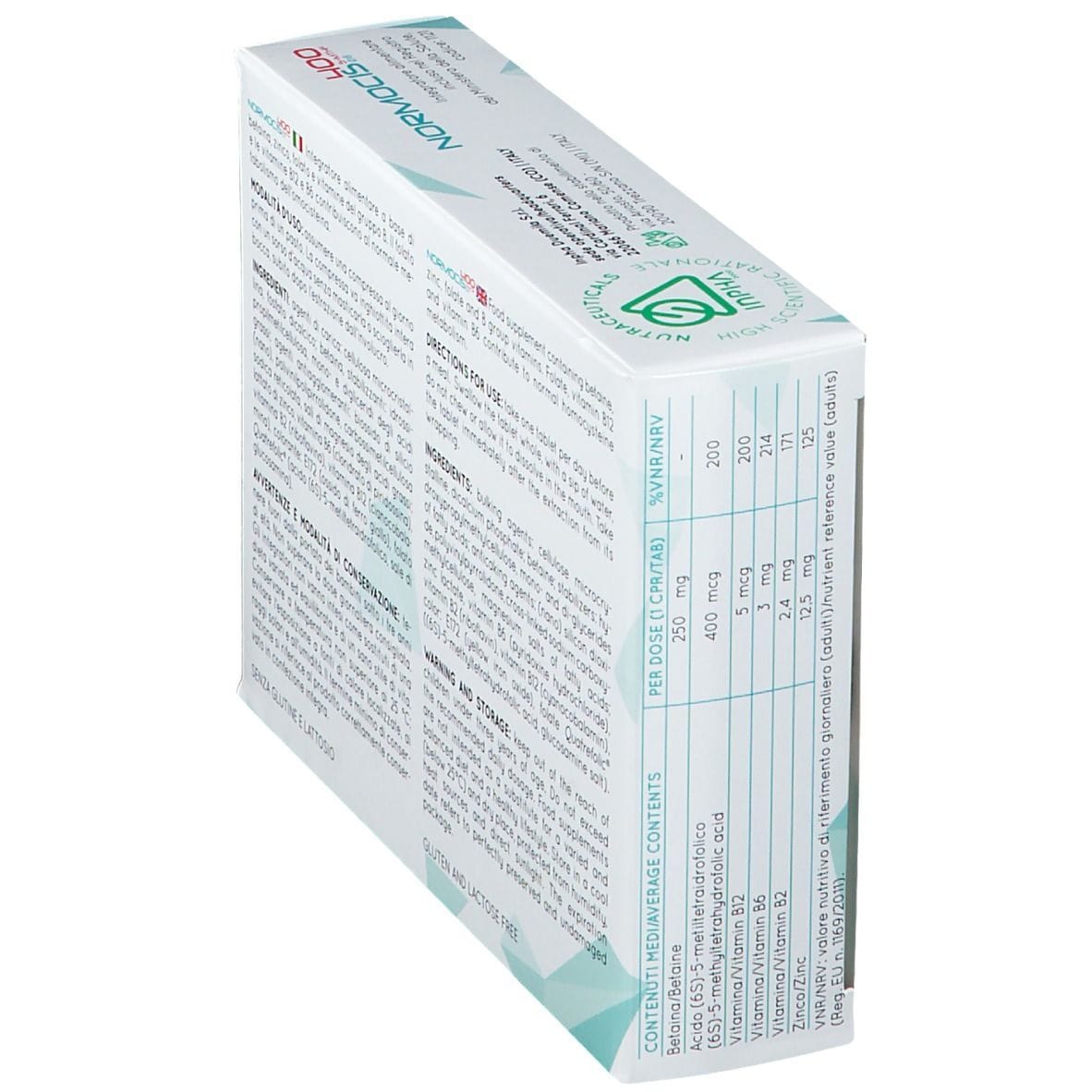 Integratore Normocis 400 per l'omocisteina, 30 compresse