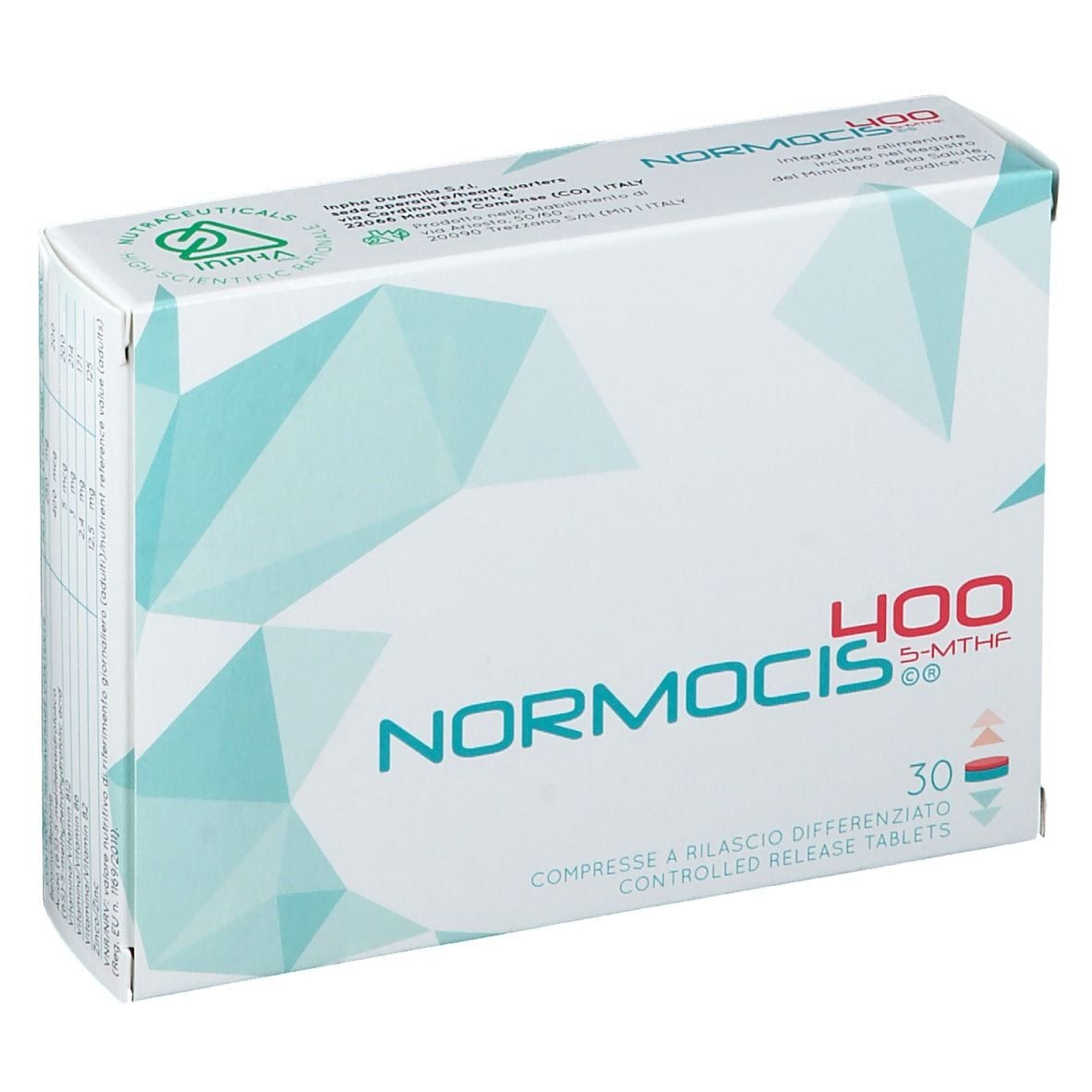 Integratore Normocis 400 per l'omocisteina, 30 compresse