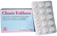 Integratore Clinner Foliferro con ferro e folico, 30 compresse