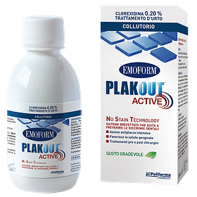 Emoform Plak Out Active Clorexidina 0,20% Collutorio 200 Ml