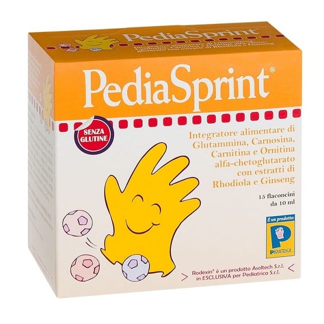 Integratore PediaSprint tonico con aminoacidi, 15 flaconcini