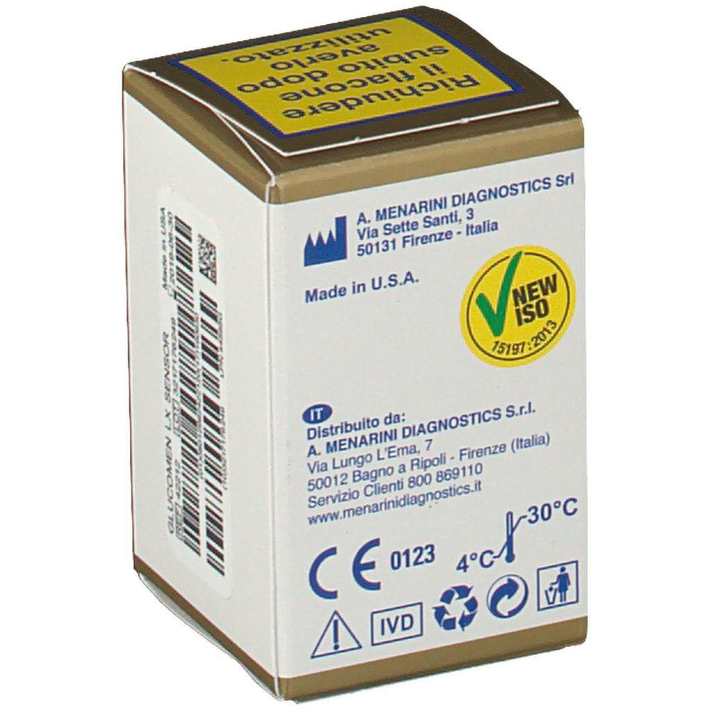 STRISCE MISURAZIONE GLICEMIA GLUCOMEN LX PLUS 25 PEZZI