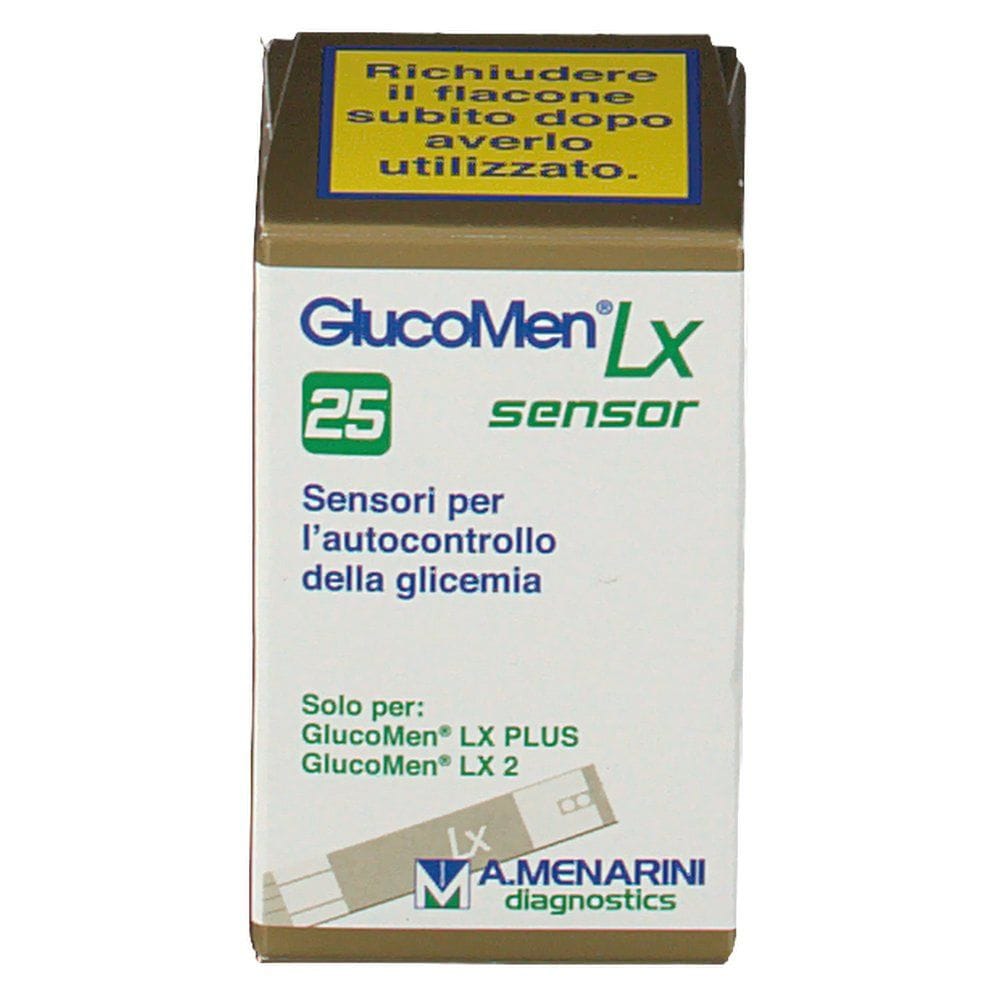 STRISCE MISURAZIONE GLICEMIA GLUCOMEN LX PLUS 25 PEZZI