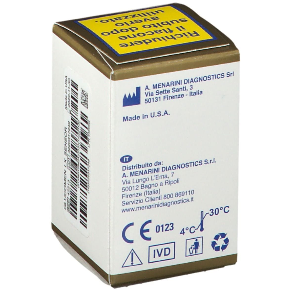 Strisce GlucoMen LX PLUS per misurazione glicemia, 50 pz