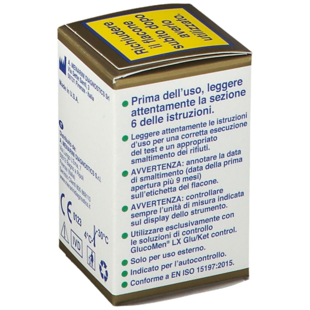 Strisce GlucoMen LX PLUS per misurazione glicemia, 50 pz