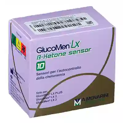 STRISCE MISURAZIONE CHETONEMIA GLUCOMEN LX B-KETONE SENSOR 10 PEZZI