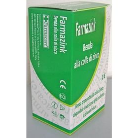 Benda Medicata Elastica Farmazink Con Ossido Di Zinco Cm10 X5 M 1 Pezzi