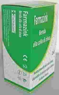 BENDA MEDICATA ELASTICA FARMAZINK CON OSSIDO DI ZINCO CM10X10M 1 PEZZO