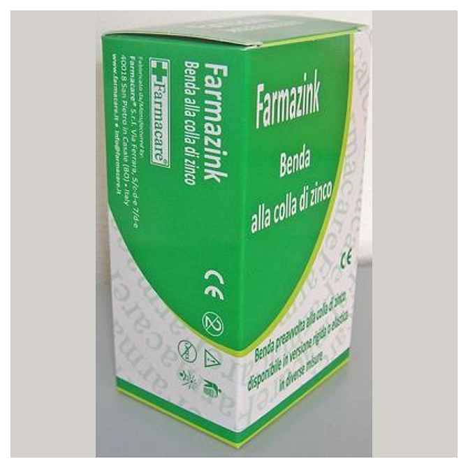 Benda Medicata Rigida Farmazink Con Ossido Di Zinco Cm10 X10 M 1 Pezzo