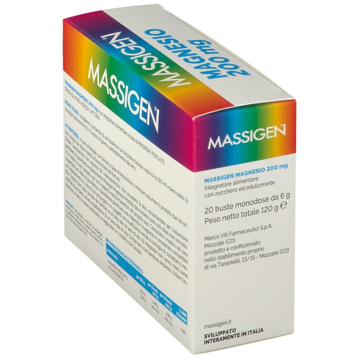 MASSIGEN MAGNESIO 20 BUSTINE