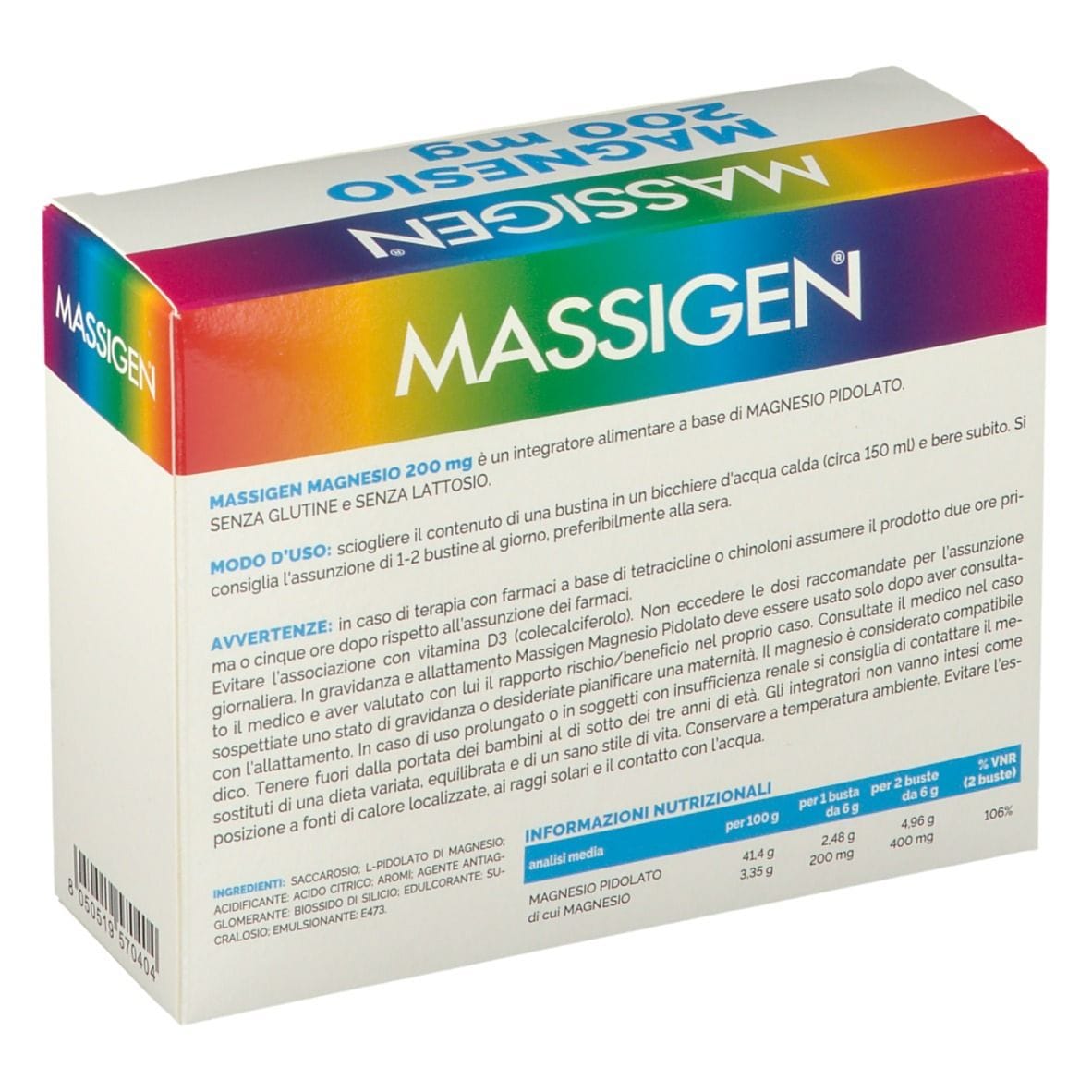 MASSIGEN MAGNESIO 20 BUSTINE