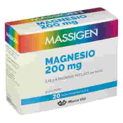 MASSIGEN MAGNESIO 20 BUSTINE DA 6 G GUSTO LIMONE SENZA GLUTINE SENZA LATTOSIO CON ZUCCHERO ED EDULCORANTE