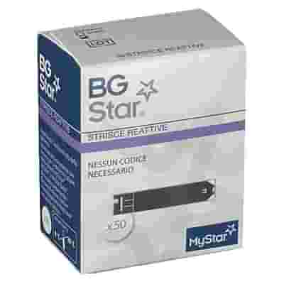 STRISCE REATTIVE MISURAZIONE GLICEMIA BGSTAR MYSTAR 50 PEZZI