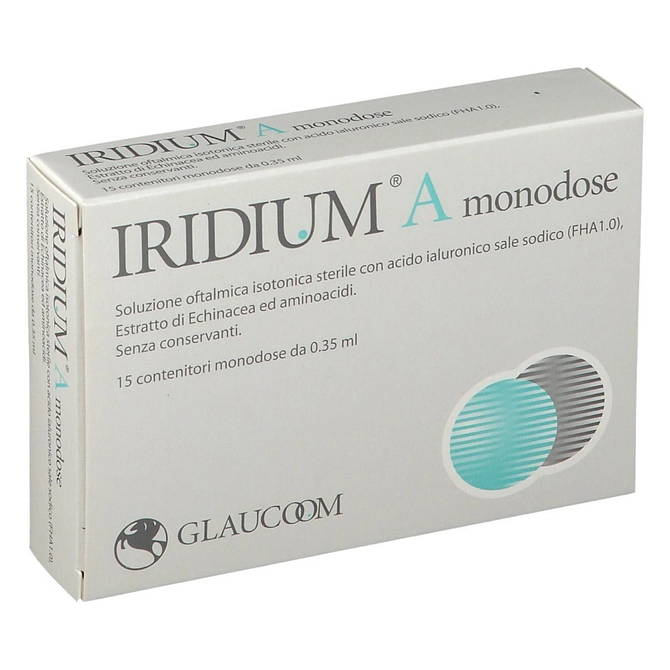 Iridium A Monodose Gocce Oculari 15 Flaconcini 0,35 Ml