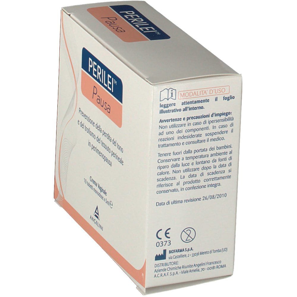 PERILEI PAUSA CREMA VAGINALE 10 TUBETTI MONOUSO DA 5ML