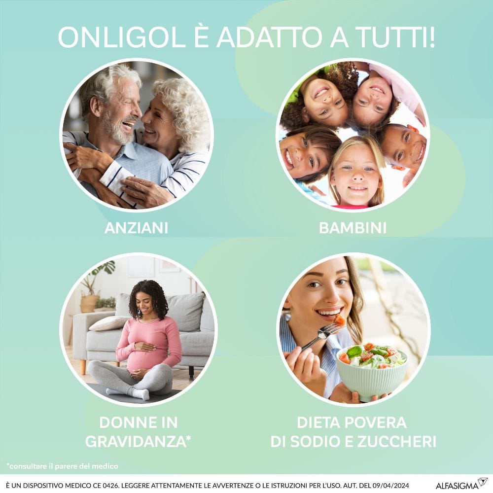 Onligol Macrogol 4000 polvere 400g per il transito intestinale