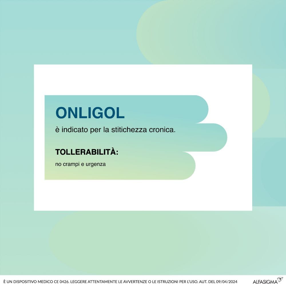Integratore Onligol Macrogol 4000 per la stipsi, 20 bustine