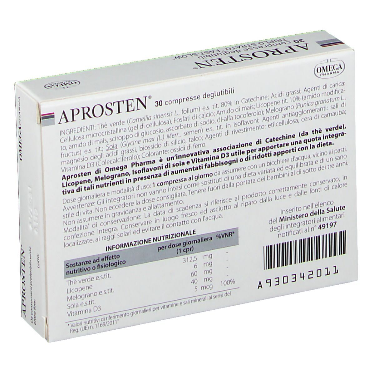 APROSTEN 30 COMPRESSE