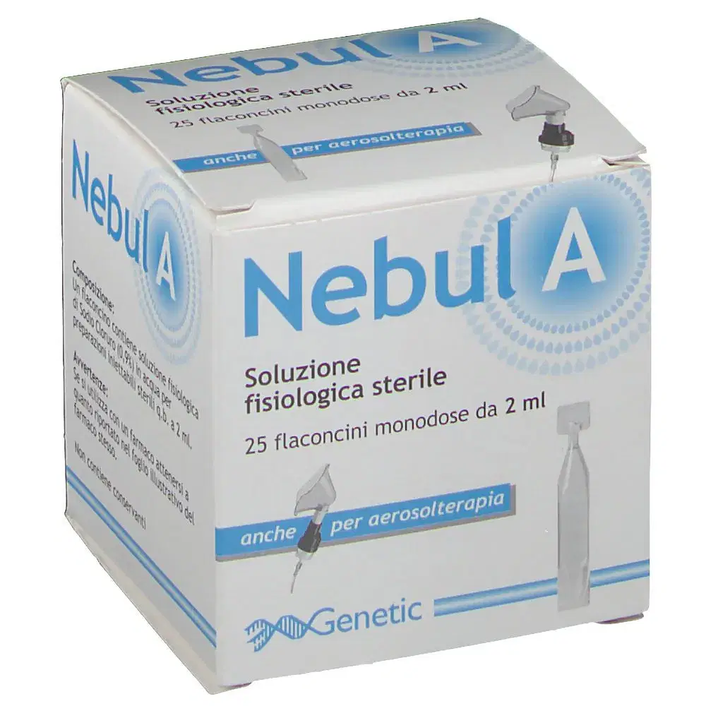 Nebul Soluzione Fisiologica 25 Flaconcini Monodose 2 Ml