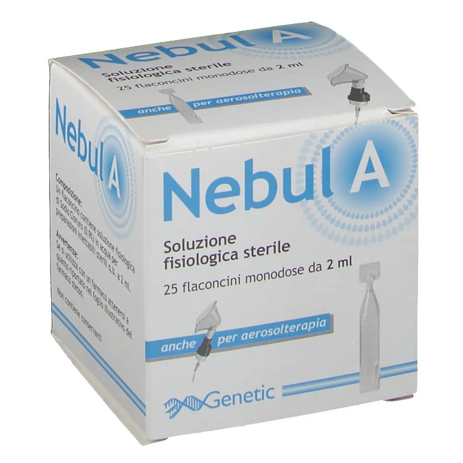 Nebul Soluzione Fisiologica 25 Flaconcini Monodose 2 Ml