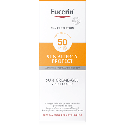 Crema Solare Eucerin Sun Allergy SPF50 per Pelli Sensibili 150ml