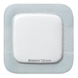 MEDICAZIONE BIATAIN IN SCHIUMA DI POLIURETANO CON BORDO ADESIVO IN SILICONE 10X10 CM 10 PEZZI