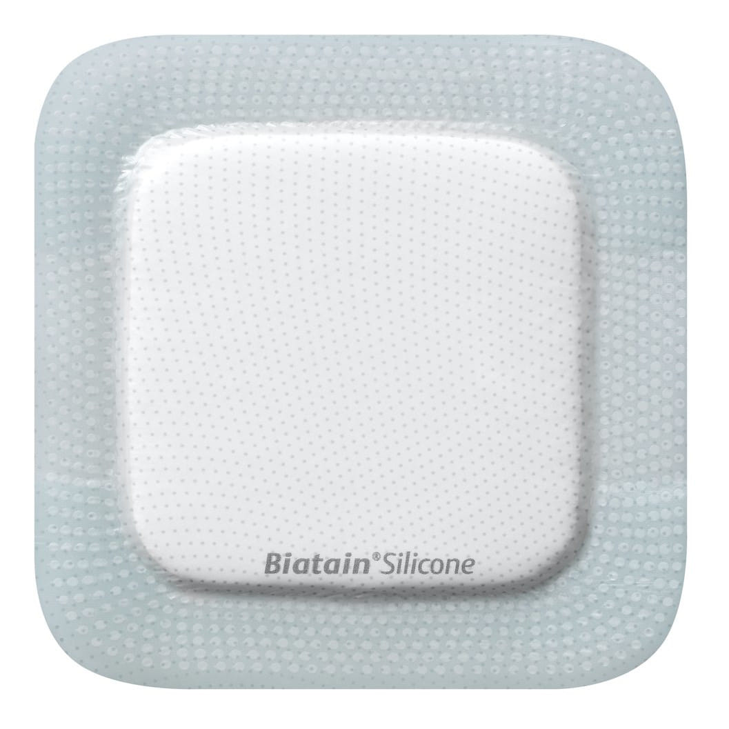 Medicazione Biatain In Schiuma Di Poliuretano Con Bordo Adesivo In Silicone 10 X10 Cm 10 Pezzi