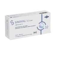SIRINGA INTRA-ARTICOLARE SINOVIAL 32 ACIDO IALURONICO SALE SODICO 1,6% 32MG/2ML 3 SIRINGHE X 2ML + 3 AGHI