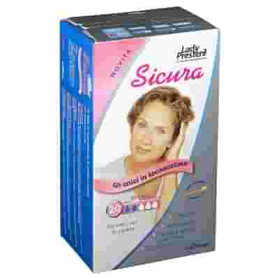 LADY PRESTERIL PANNOLONE PER INCONTINENZA  SICURA MISURA MINI20 PEZZI