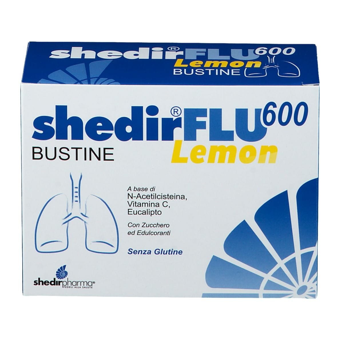 SHEDIRFLU 600 LEMON 20 BUSTINE