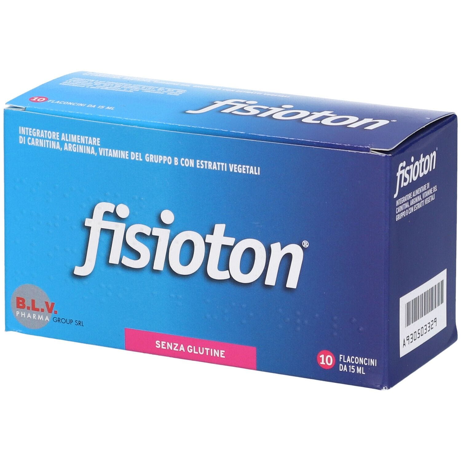 Integratore Fisioton per concentrazione ed energia, 10 flaconi