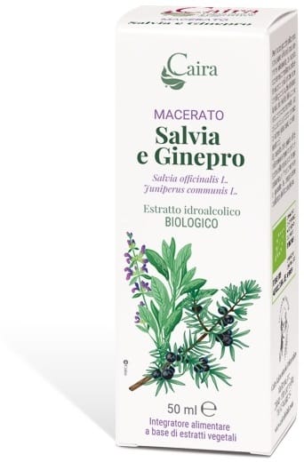 Integratore Caira Salvia e Ginepro BIO, gocce 50ml